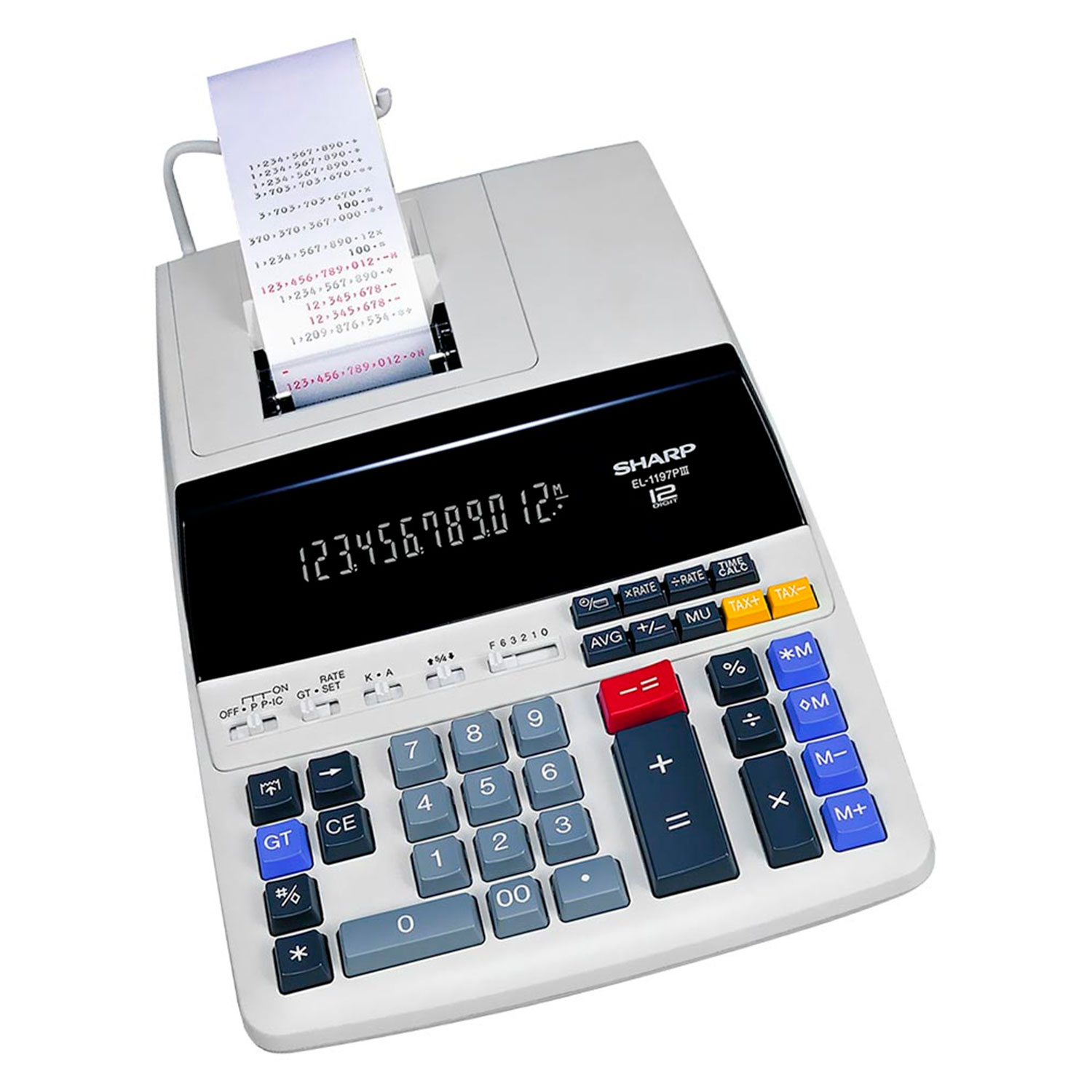 Calculadora com Impressão Sharp EL-1197P III 12 Dígitos 110V - Branco