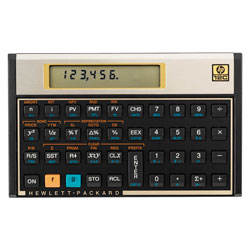 Calculadora Financeira HP-12C LCD Português - Dourado (China)