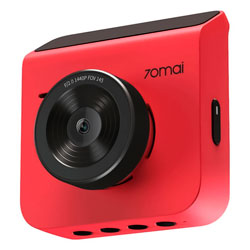 Câmera para Carro 70MAI A400 Dash Cam - Vermelho