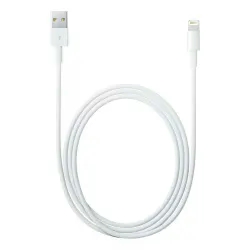Cabo Apple USB Lightning / 2 metros / Réplica - Branco (MD819ZM/A)
