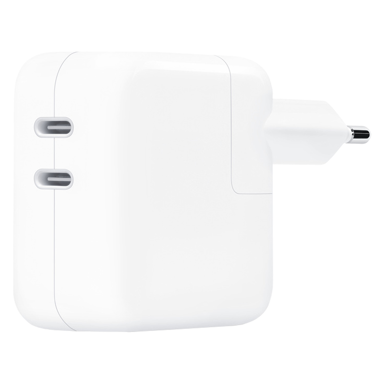 Carregador Apple MNWP3ZM / 2 USB-C / 35W - Branco (Paralelo)