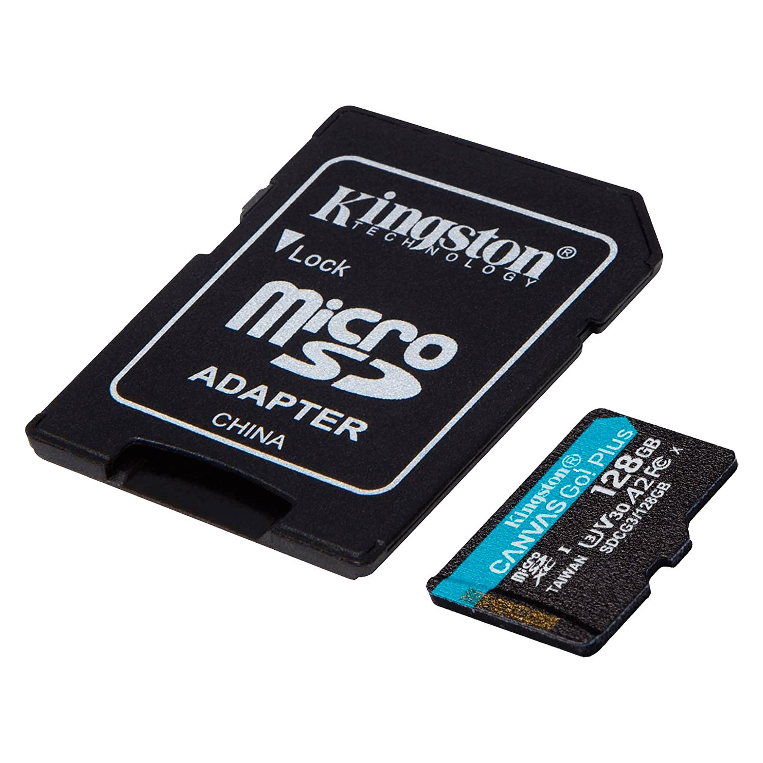 Cartão de Memória Micro SD Kingston U3 128GB / 170MBS / Canvas GO - (SDCG3/128GB)
