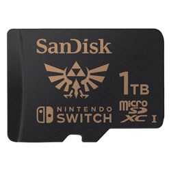 Cartão de Memória Micro SD SanDisk Nintendo Switch 1TB 100Mbs - SDSQXAO-1T00-GN6ZN