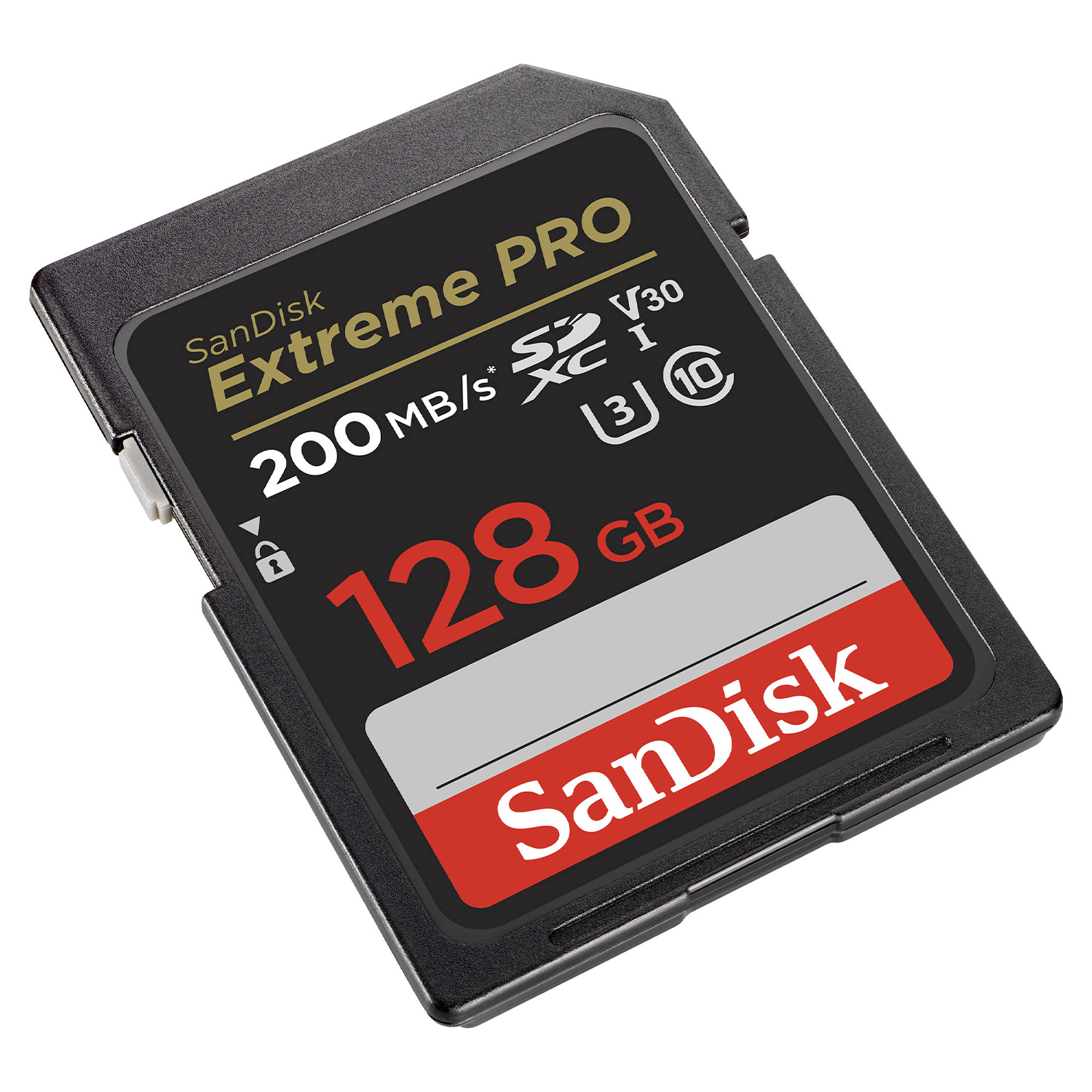 Cartão de Memória Sandisk Extreme Pro 128GB / U3 / 200MBs