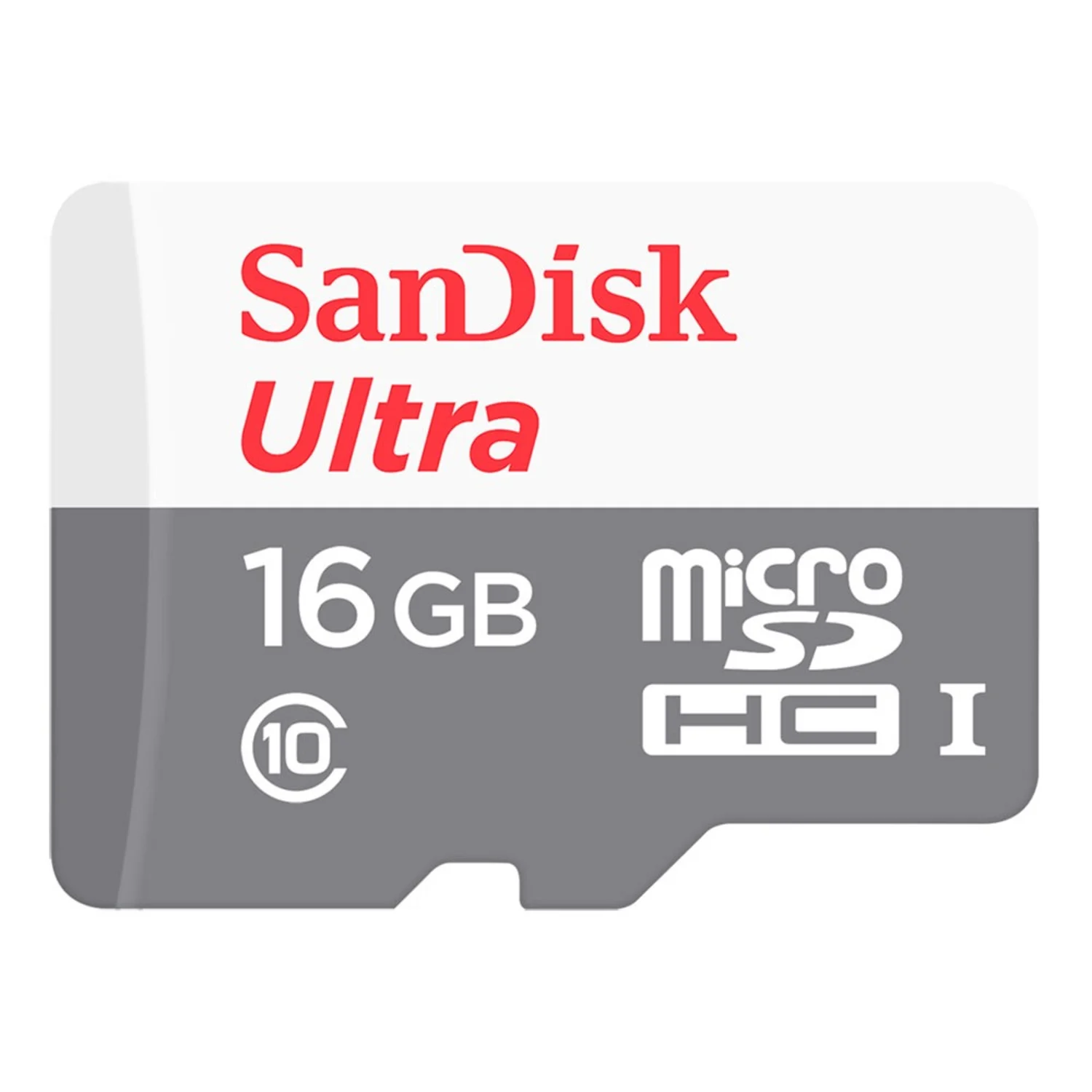 Cartão de Memória Sandisk Ultra C10 16GB/ 80mbs - (SDSQUNS-016G-GN3MA)