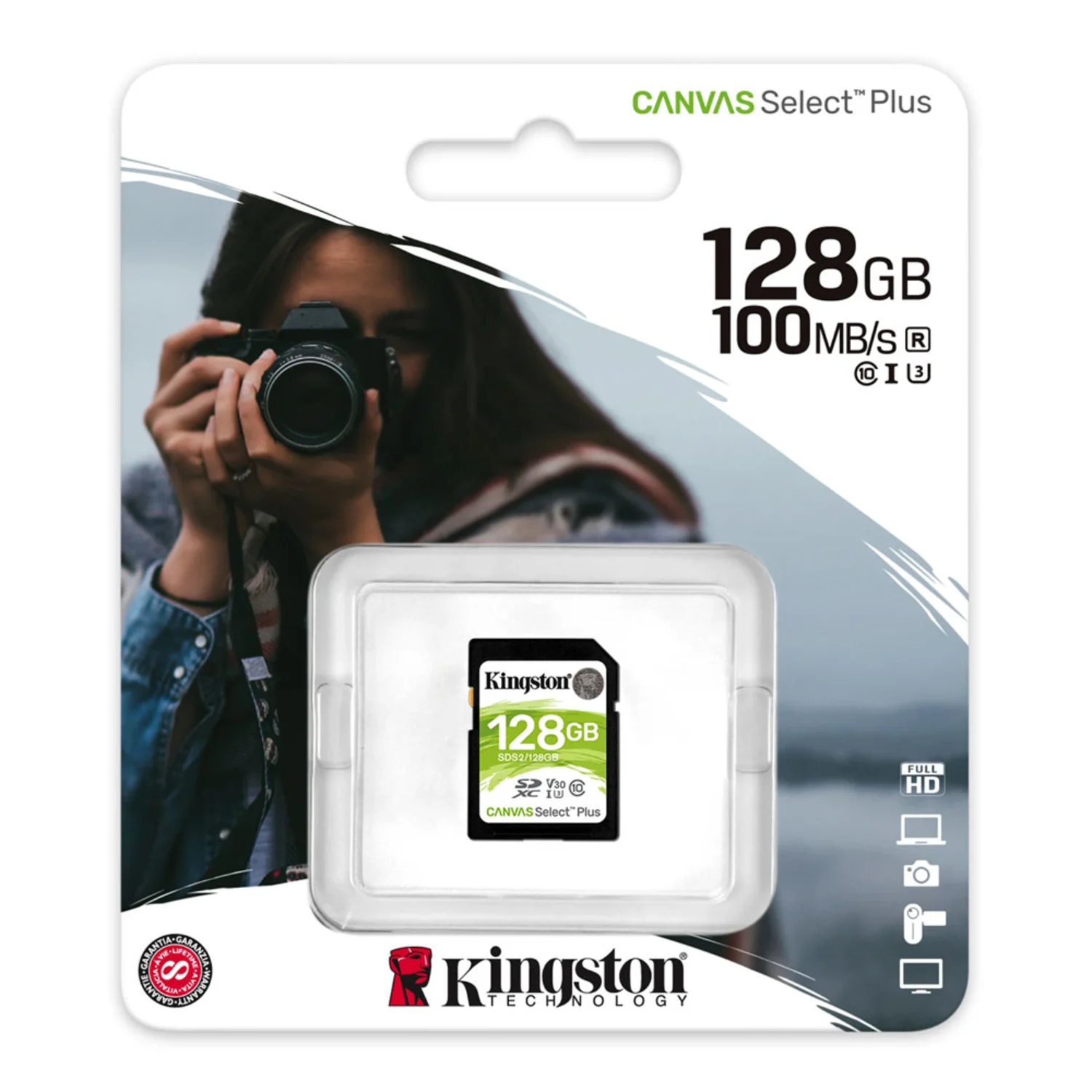 Cartão de memória micro SD 128GB Ultra classe 10 SDSQUNR SanDisk