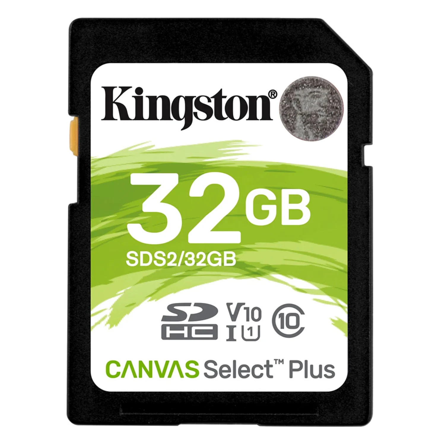Cartão de memória SD Kingston Canvas Select 32GB / 100MBs / Classe 10 - (SDS2/32GB)