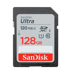 Cartão de Memória SD Sandisk Ultra C10 128GB 120MBS - (SDSDUN4-128G-GN6IN)
