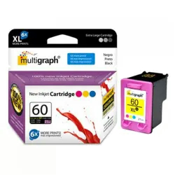 Cartucho multigraph 60XL para impressoras HP - color (CC643)