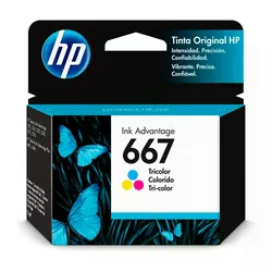 Cartucho HP 667 3YM78AL para Impressora HP - Colorido