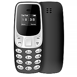 Celular Mini Super Small BM10 Dual SIM Tela 0,66" - Preto Branco (Replica Nokia)