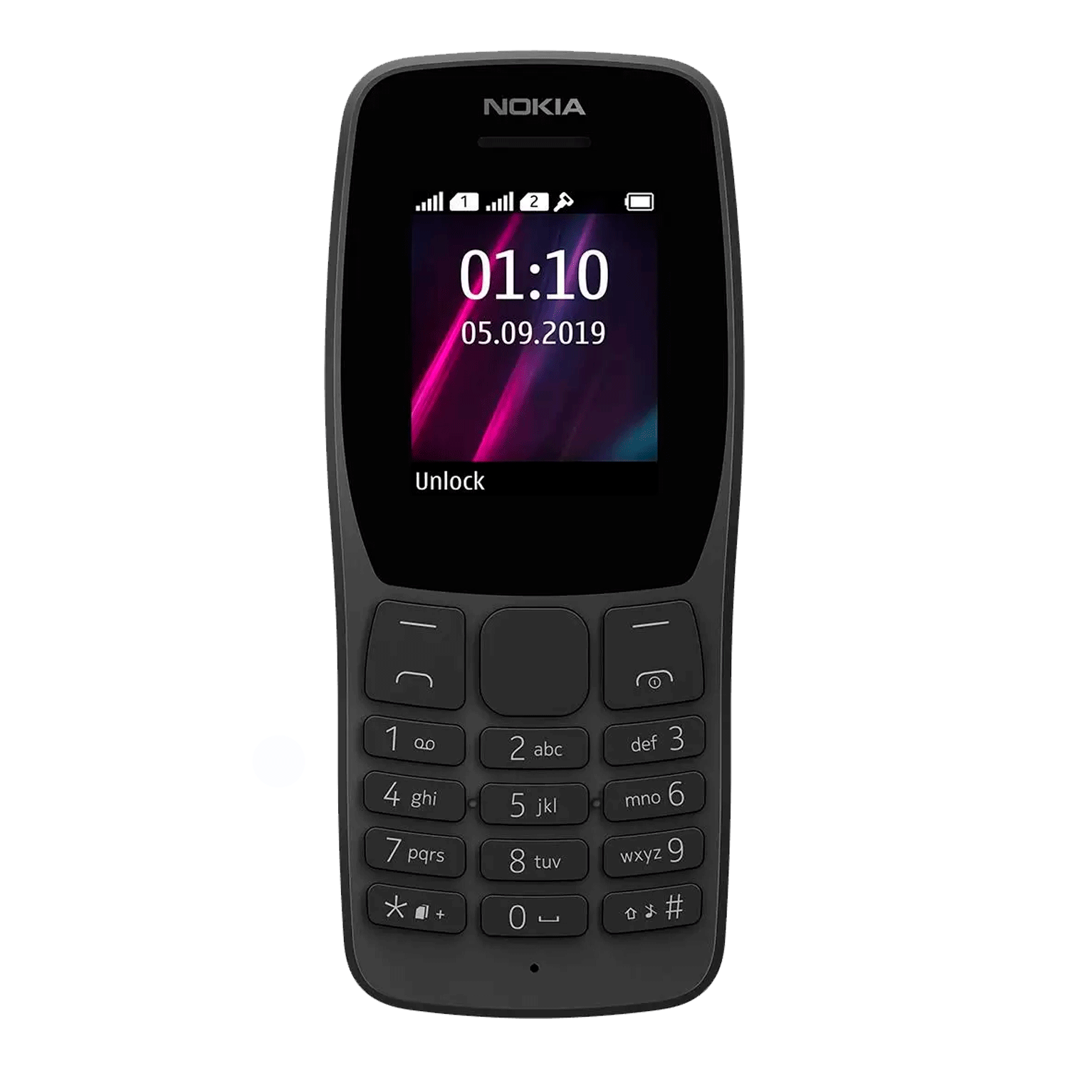 Celular Nokia 110 TA-1319 4MB Dual SIM Tela 1.7" - Preto (Latino)(Português)