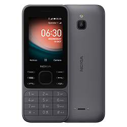 Celular Nokia 6300 4G TA-1287 / Whatsapp Wifi - Cinza / Charcoal (Caixa Danificada)