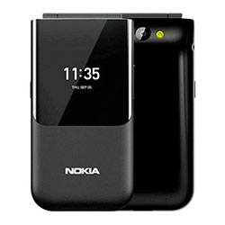 Celular Nokia Flip 2720 2G 4 Banda TA-1170 / Tela 2.8" / Dual SIM - Preto