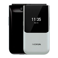 Celular Nokia Flip 2720 2G TA-1170 Dual SIM Tela 2.8" Réplica - Cinza 
