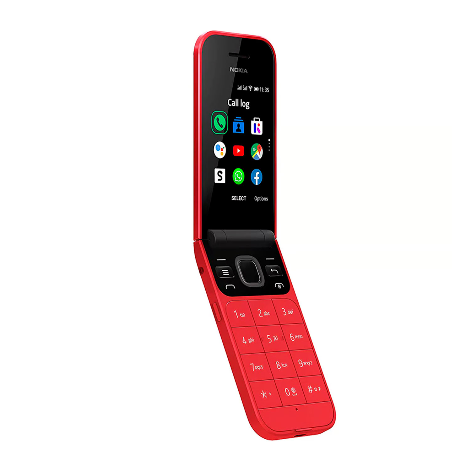 Celular Nokia Flip 2720 2G TA-1170 Dual SIM Tela 2.8" - Vermelho 
