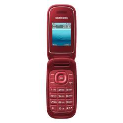 Celular Samsung Flip E1272 Dual SIM Tela 1.7" - Vermelho