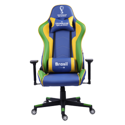 Cadeira Gamer Checkpoint MT-2000 - Brasil (Fifa Qatar 2022)