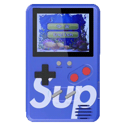 Console Game Boy Wanle Sup Slim 500 Jogos em 1 - Azul