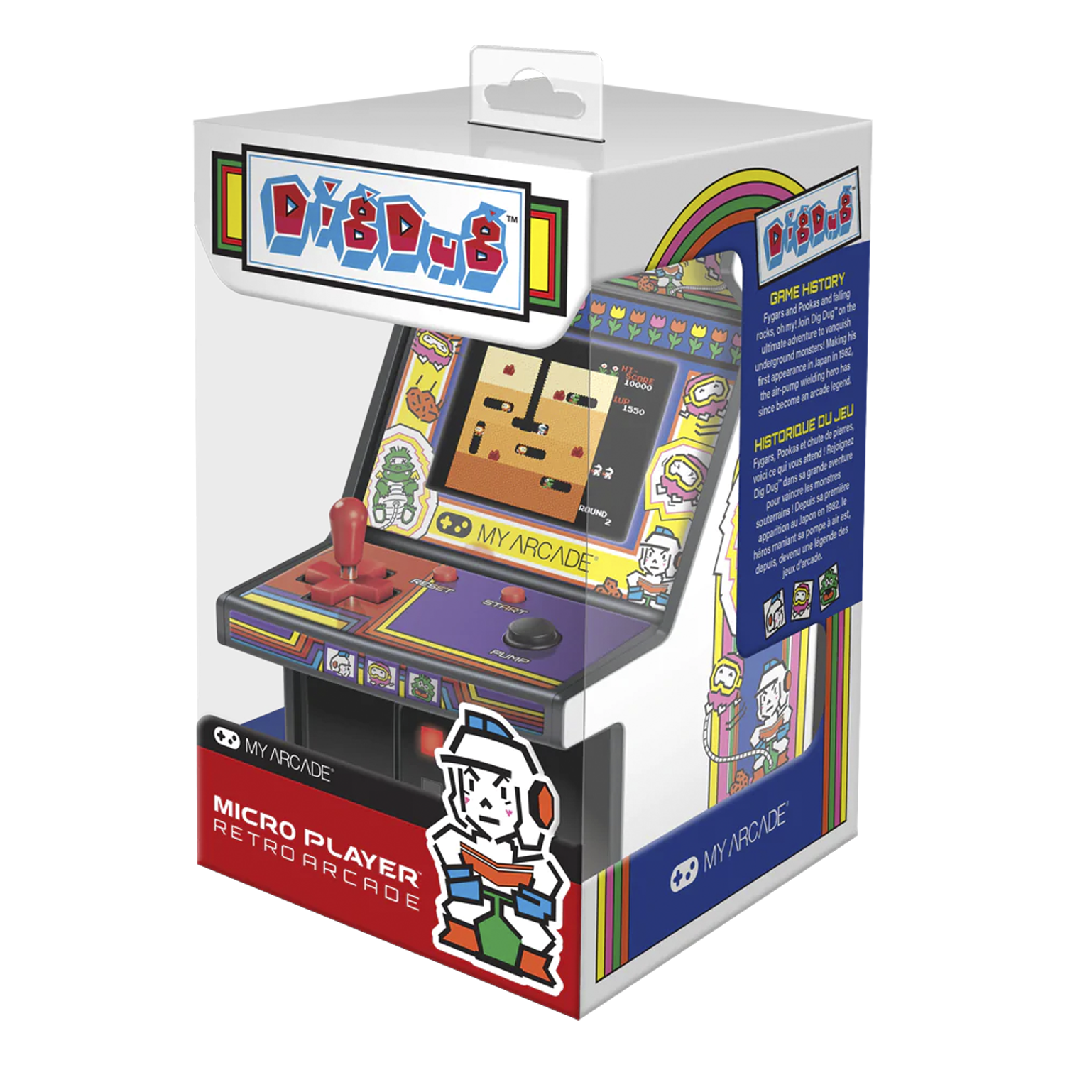 Console Game My Arcade Dig Dug Micro Player - (3221)