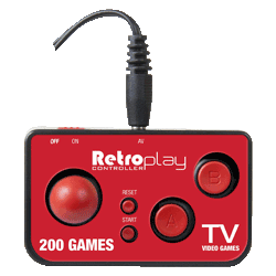Console Retroplay PNP Controller 200 Games - (DGUN-2579)