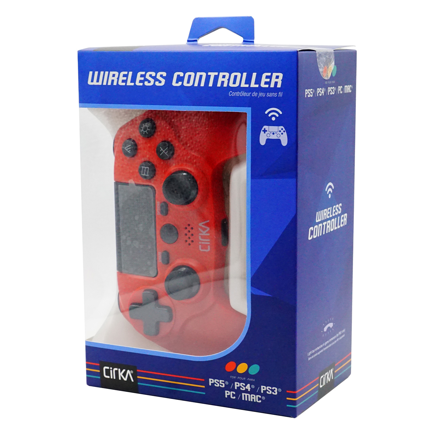 Controle Cirka Nuforce Wireless para PS4 - Vermelho (3090)