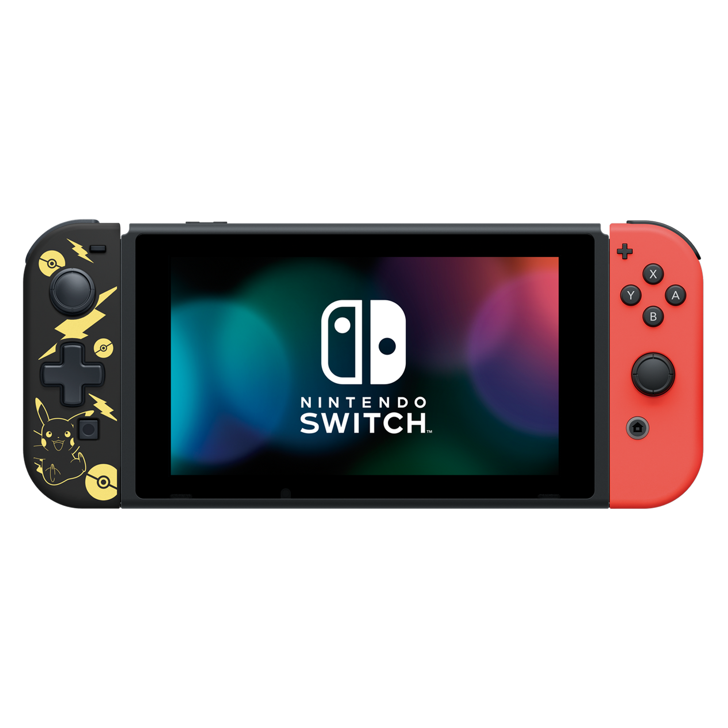 Controle Hori D-Pad Controller Pikachu para Nintendo Switch - Preto e Dourado (NSW-297U)