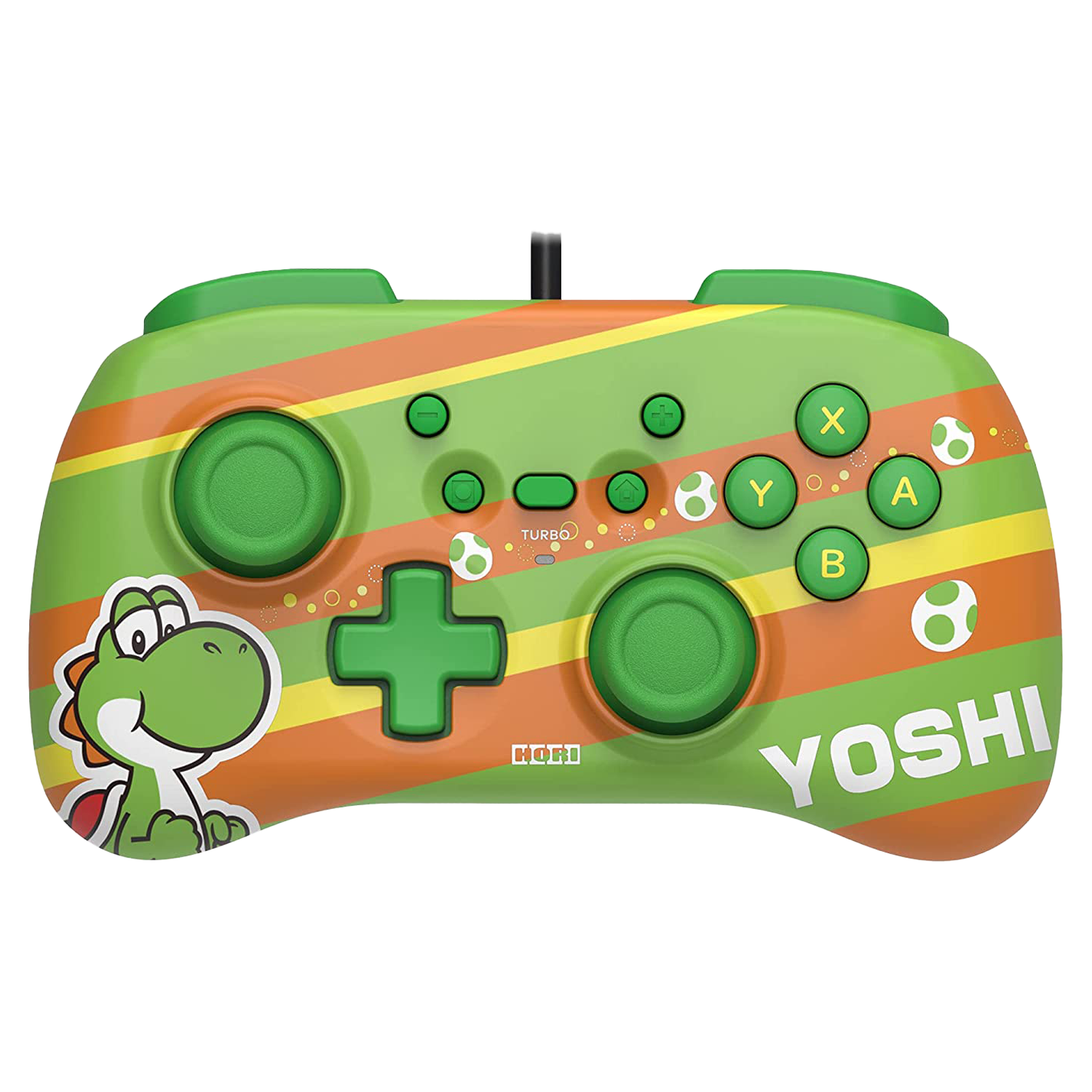 Controle Horipad Mini Super Mario Yoshi / Com Fio para Nintendo Switch