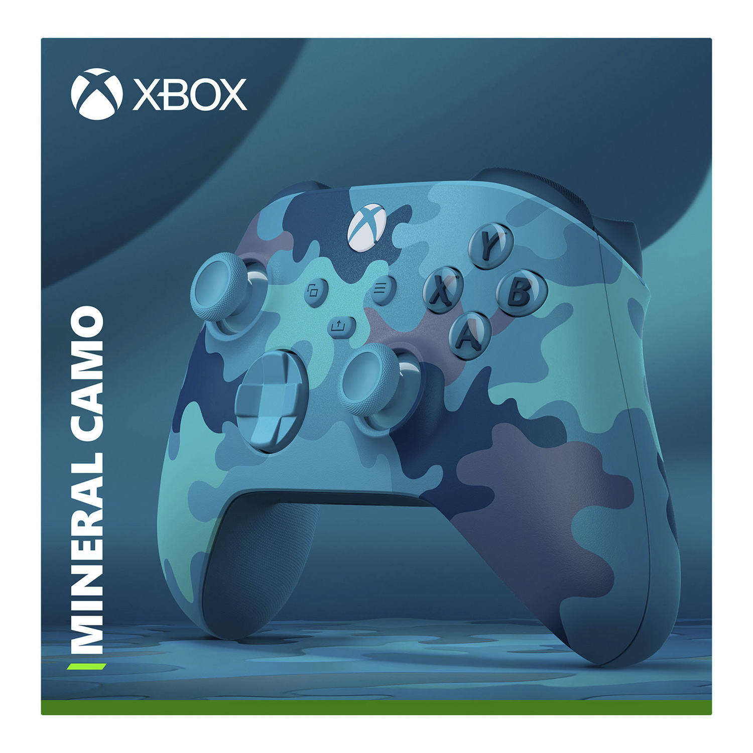 Controle Microsoft Mineral Camo Special Edition para Xbox Series X / sem fio - (QAU-00073)