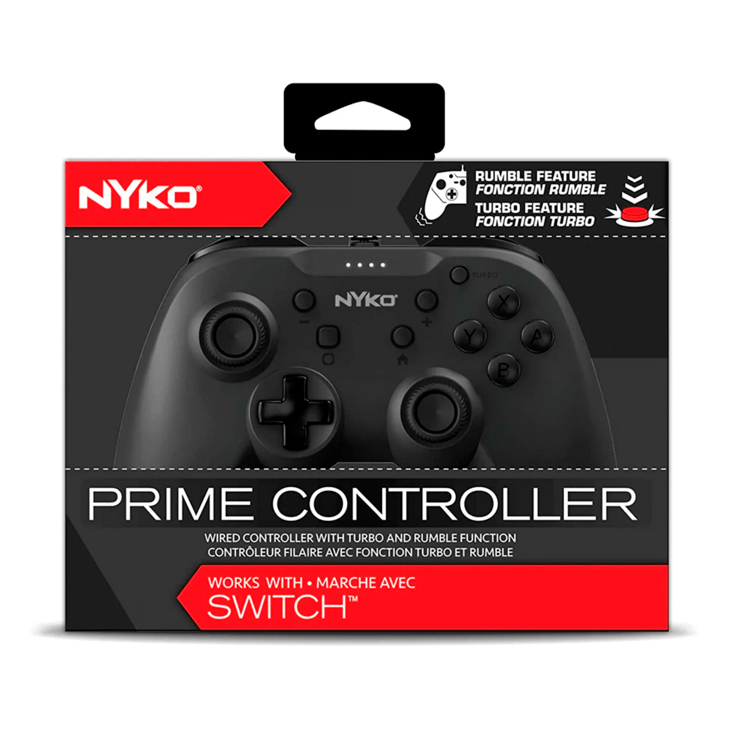 Controle Nyko Prime para Nintendo Switch - Preto (873075)