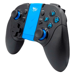 Controle Para Celular Play Game PG4 / Bluetooth - Preto e azul