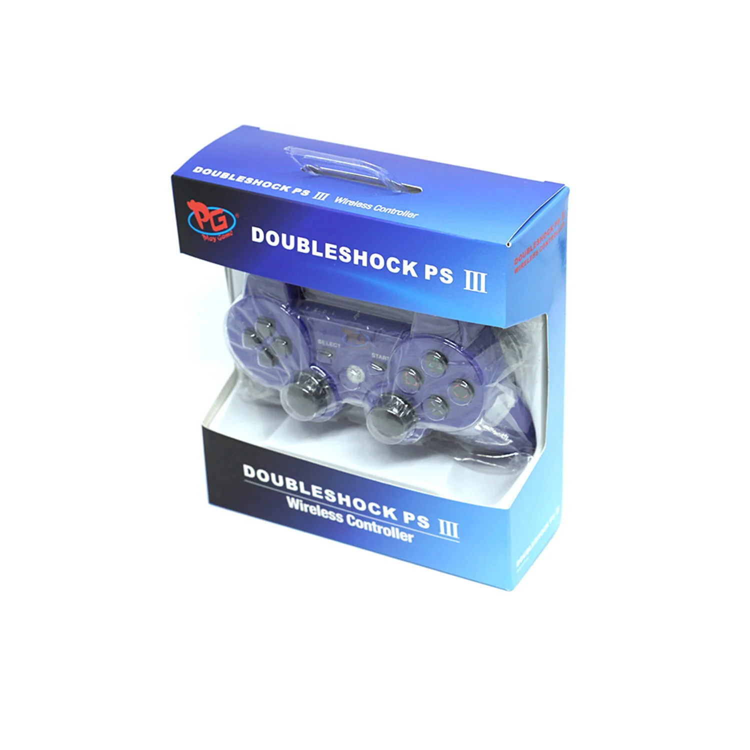 Controle Play Game Doubleshock 3 para PS3 - Azul