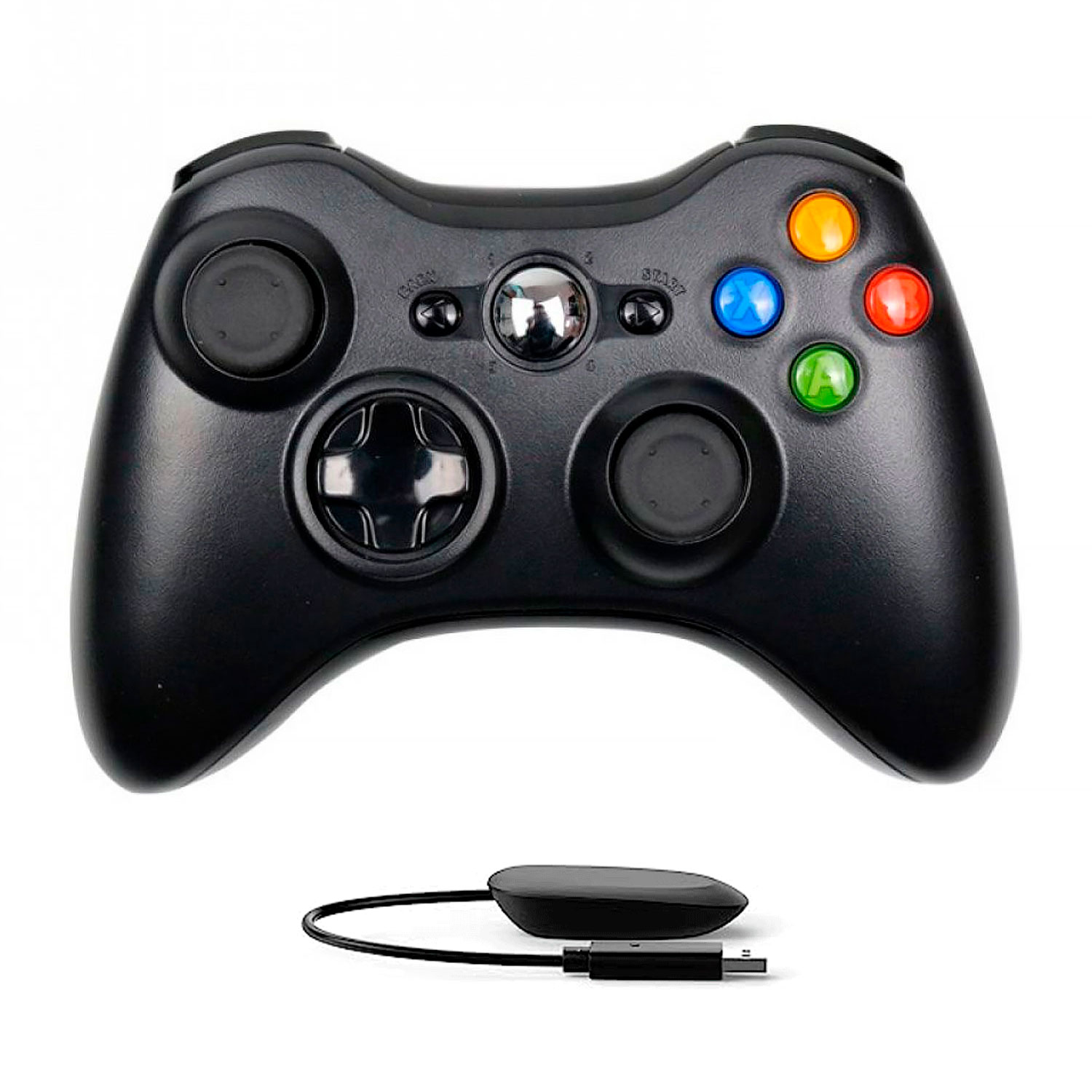 Controle Play Game Xbox 360 Sem Fio com Adaptador para PC - Preto no  Paraguai - Atacado Games - Paraguay
