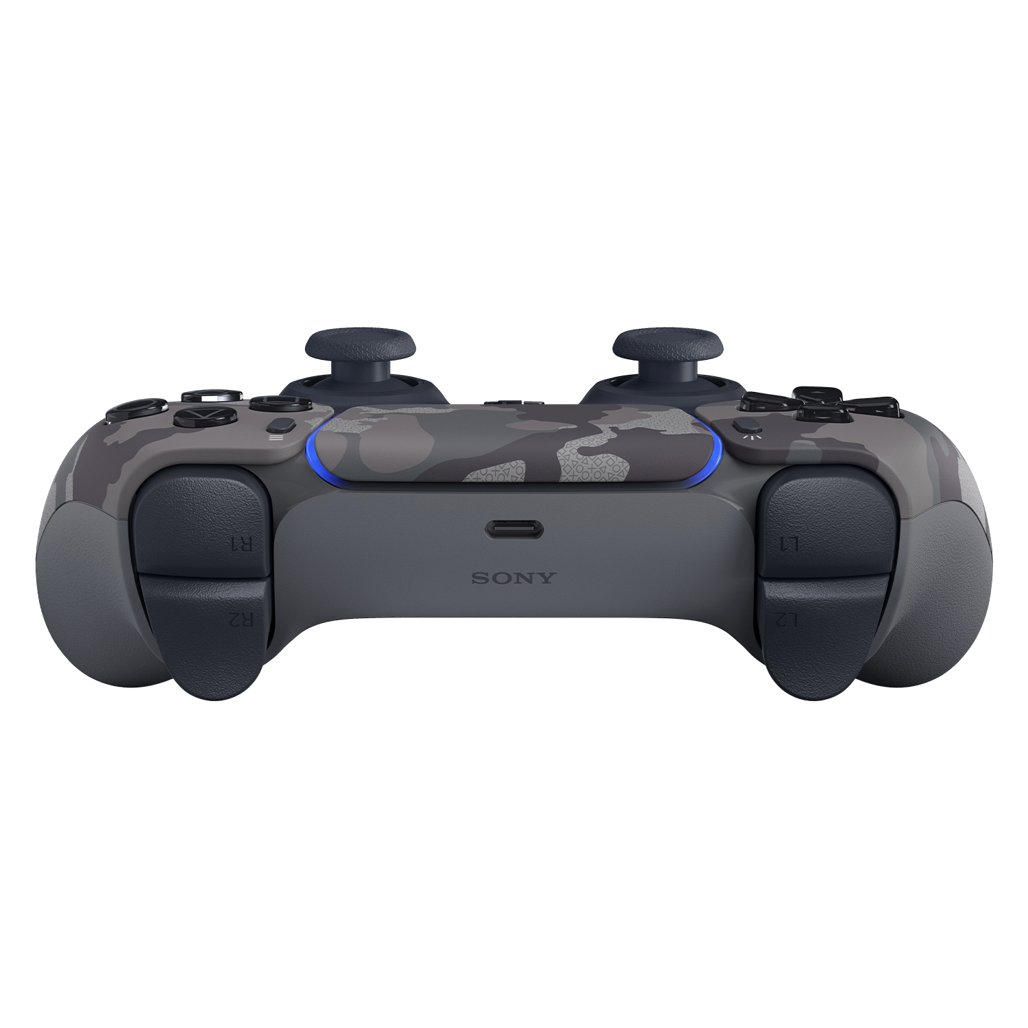 Controle Sem Fio Dualsense PlayStation 5 Cinza Camuflado
