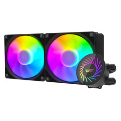 Water Cooler para Processador Aigo Darkflash Radiant DCS 240 RGB - Preto