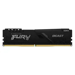 Memória Kingston Fury Beast DDR4 16GB 3200 - Preto (KF432C16BB/16)