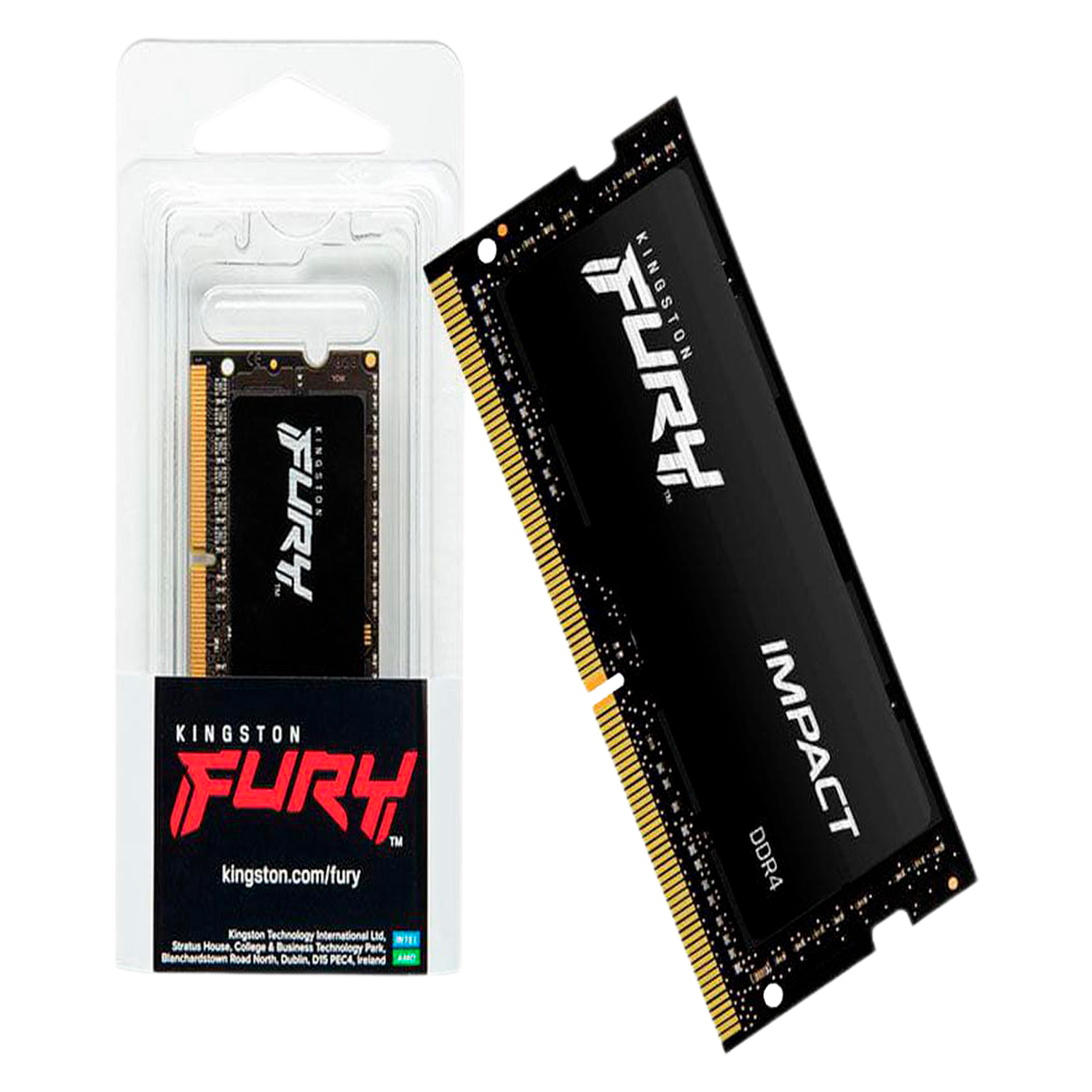 Memória para Notebook Kingston Fury Impact 16GB / DDR4 / 2666MHz - (KF426S15IB1/16)