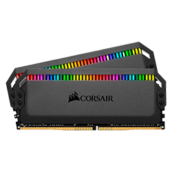 Memória RAM Corsair Dominator Platinum RGB (2x8GB) / DDR4 / 3200MHz - (CMT16GX4M2E3200C16)