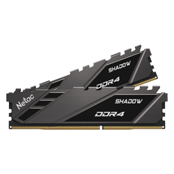 Memória RAM NETAC Shadow 2x8GB / DDR4 / 3600MHz