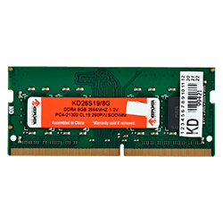 Memória RAM para Notebook Keepdata 8GB / DDR4 / 1x8GB / 2666MHz - (KD26S19/8G)