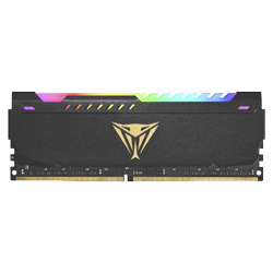 Memória RAM Patriot Viper Steel Black RGB / 8GB / DDR4 / 3200mhz - (PVSR48G320C8)
