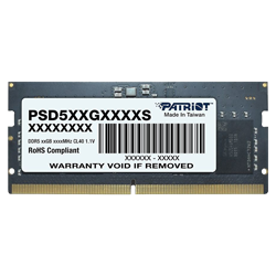 Memória para Notebook Patriot Signature 16GB / DDR5 / 4800MHz - (PSD516G480081S)