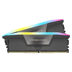 Memória RAM Corsair Vengeance RGB Pro SL 32GB (2x16GB) DDR5 / 5200MHz - Preto (CMH32GX5M2B5600Z36K)

