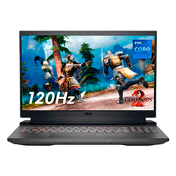 Notebook Gamer Dell G5520-7471BLK-PUS Intel Core i7 12700H de 2.3GHz / Tela Full HD 15.6" / 16GB de RAM / 512GB SSD / GeForce RTX3060 6GB - Dark Shadow Cinza