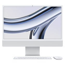 iMac Apple MQRJ3LL/A M3 8GB 256GB SSD Tela 24" 4.5K - Prata