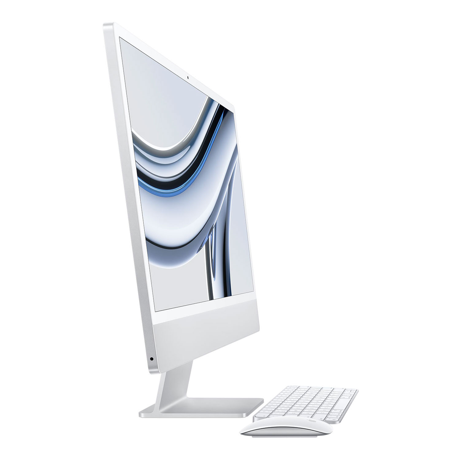 iMac Apple MQRJ3LL/A M3 8GB 256GB SSD Tela 24" 4.5K - Prata