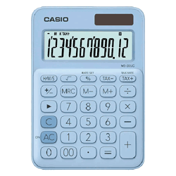 Calculadora Casio Compacta MS-20UC - Azul