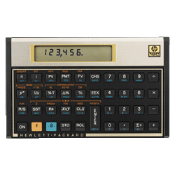 Calculadora HP-12C Inglês / Portugues / Espanhol - Dourado