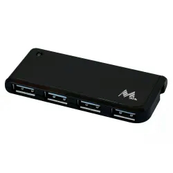 Hub Mtek H-088 / 4 portas USB 2.0 - Preto