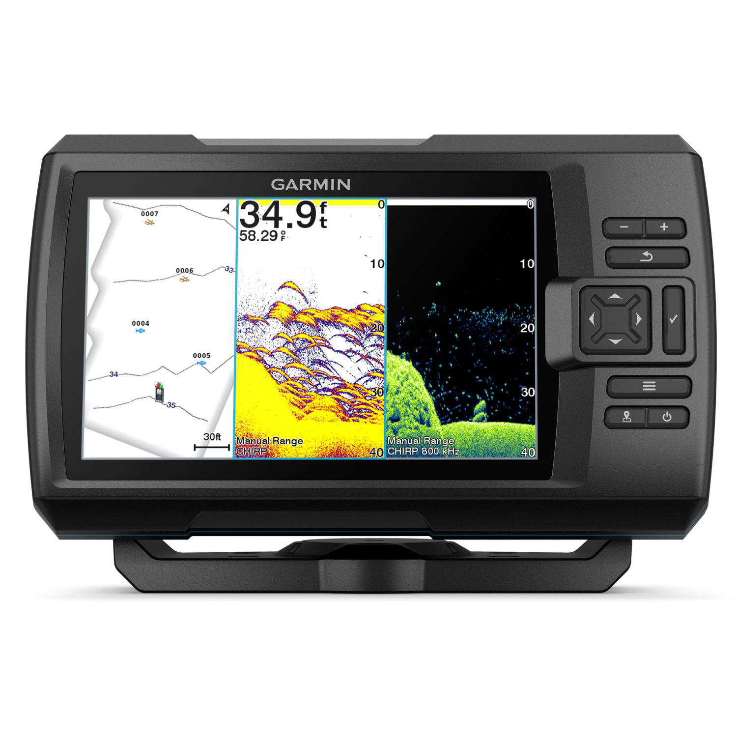 Sonar GPS Garmin Striker Vivid 7cv + GT20 010-02552-00 + Transducer
